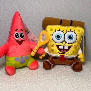 SpongeBob and Patrick Plush Toy Duo